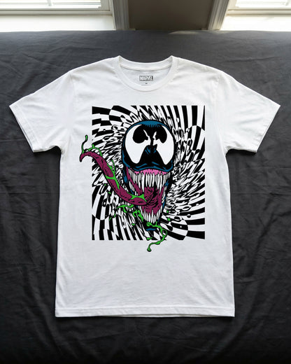 Marvel Venom Men's Hypnotized Long Tongue Graphic Print T-Shirt