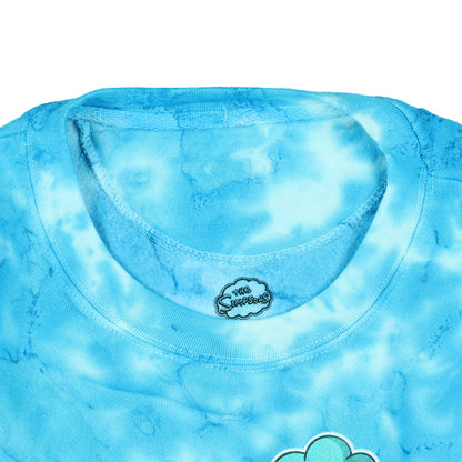 The Simpsons Men's Homer Krusty Sideshow Bob Tie Dye Pullover Sweatshirt