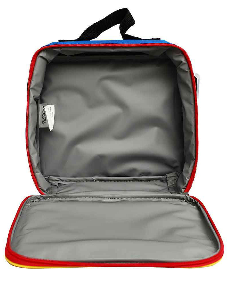 Pokemon 5 Piece Backpack Set Supply Case Key Chain Pendant Kids Backpack Set 16"