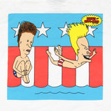 Beavis And Butt-Head Men's Front And Back Print Short Sleeve T-Shirt