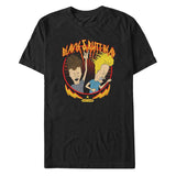 Beavis And Butthead Men's Heavy Metal Style Rock Out Band T-Shirt