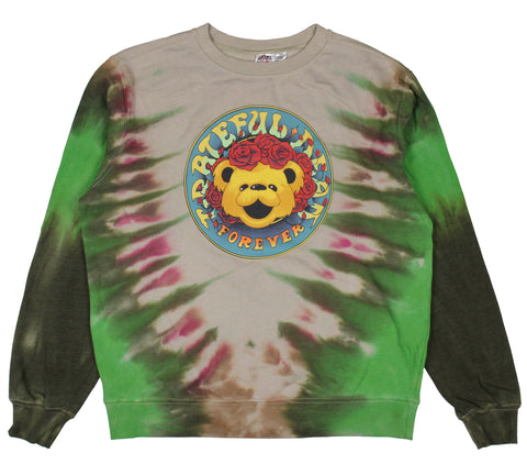 Grateful Dead Women's Forever Grateful Tie-Dye Crewneck Sweatshirt