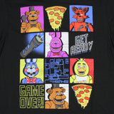 Five Nights at Freddy’s Shirt Boys' Get Ready Game Over Grid Design Top