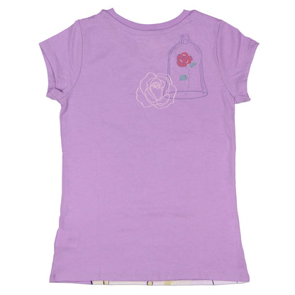 Disney Princess Girls' Belle Enchantment Awaits Graphic Print T-Shirt