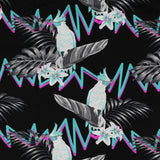 Neff Men's Birds And Feathers Hawaiian Print Button-Down Collared Shirt Adult