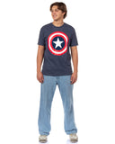 Marvel Captain America Men's T-Shirt Super Soldier Shield Design Tee