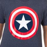 Marvel Captain America Men's T-Shirt Super Soldier Shield Design Tee
