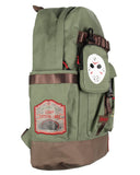 Friday the 13th Camp Crystal Lake Rugged Travel Backpack w/ Padded Laptop Sleeve