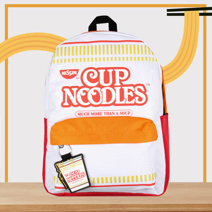 Nissin Ramen Cup Noodles School Travel Backpack With Padded Laptop Pocket
