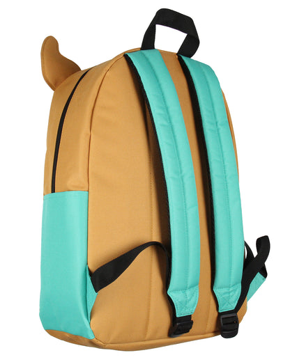 Scooby Doo Character 3D Ears 17" Backpack Laptop Travel Book Bag Padded Back Adjustable Straps