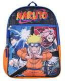 Naruto Shippuden Group Fight Pose Sasuke Sakura Uzumaki School Travel Backpack