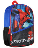 Marvel Spiderman Web Shooting Stance 16" Two Panel School Travel Backpack