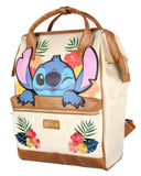 Lilo & Stitch Backpack 3D Character great Embroidered Travel Tote Bag