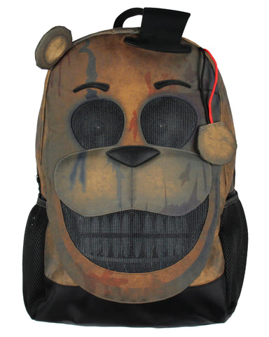 Five Nights at Freddy's Freddy Fazbear Character Design 18" Laptop Backpack
