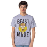 Disney Beauty and the Beast Movie Men's BEAST MODE Graphic T-shirt