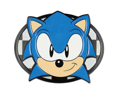 Sonic The Hedgehog Heavy Duty Sonic Design Metal Belt Buckle