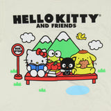 Hello Kitty and Friends Women's Bus Stop Design Cropped T-Shirt