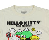 Hello Kitty and Friends Women's Bus Stop Design Cropped T-Shirt