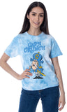 Cap'n Crunch Women's Shirt Vintage Retro Tie Dye Crop Top Tee Shirt
