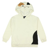 Squishmallows Hoodie Girls' Cam The Cat 3D Plush Ears Sweatshirt (XS, 4)