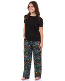 Disney Women's Encanto Allover Character and Drawings Lounge Pajama Pants