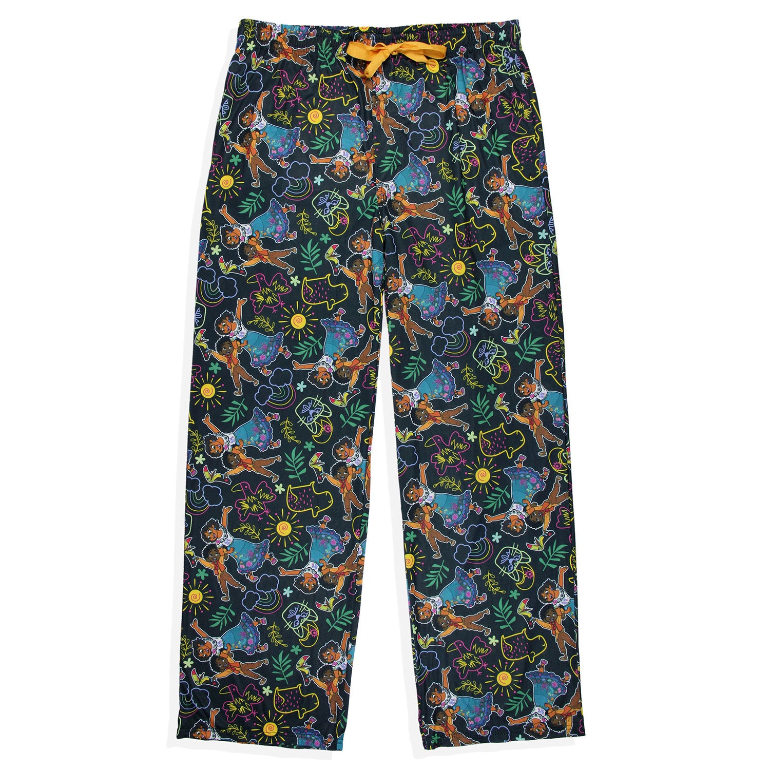 Disney Women's Encanto Allover Character and Drawings Lounge Pajama Pants