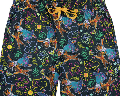 Disney Women's Encanto Allover Character and Drawings Lounge Pajama Pants