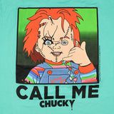Chucky T Shirt Call Me Horror Movie Mens Adult Front Back Graphic Print