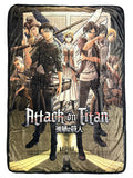 Attack On Titan Underground Chapel Scene Historia Eren Throw Blanket 62' X 44"