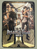 Attack On Titan Underground Chapel Scene Historia Eren Throw Blanket 62' X 44"