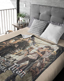 Attack On Titan Underground Chapel Scene Historia Eren Throw Blanket 62' X 44"