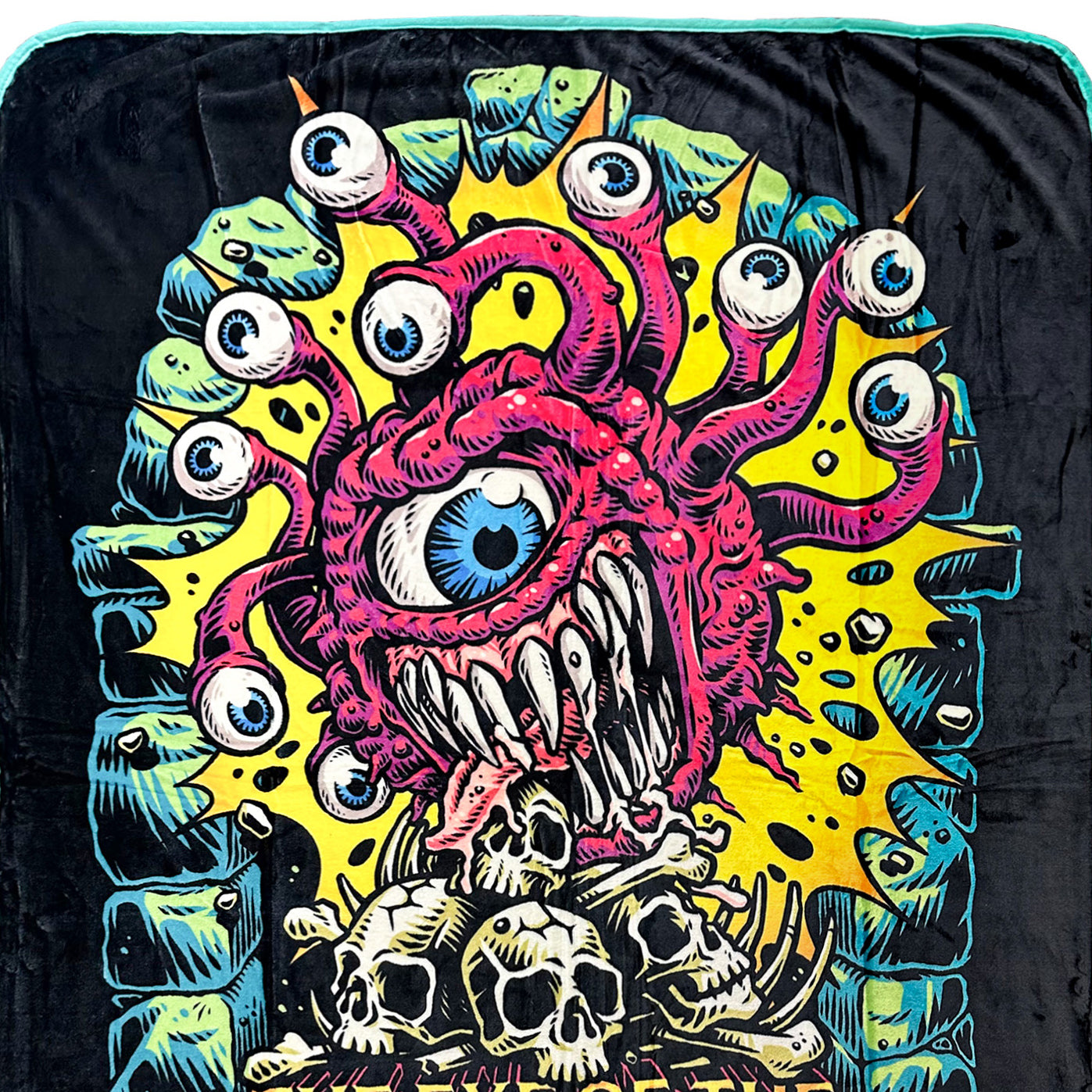 Dungeons & Dragons Blanket The Eye of The Beholder Soft Plush Lap Throw