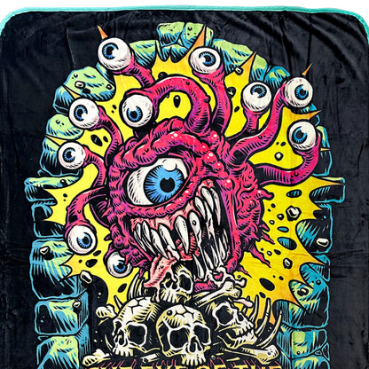 Dungeons & Dragons Blanket The Eye of The Beholder Soft Plush Lap Throw