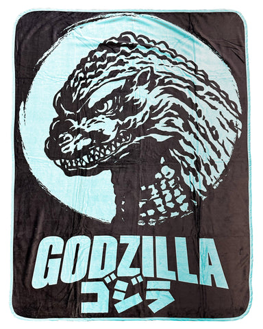 Godzilla Blanket King of the Monsters All-Over Design Plush Fleece Throw
