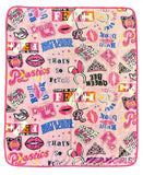 Mean Girls Blanket Thats So Fetch Plastics Icons Fleece Throw 45" X 60"