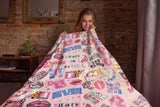 Mean Girls Blanket Thats So Fetch Plastics Icons Fleece Throw 45" X 60"