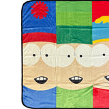 South Park Blanket Kenny Kyle Eric Stan 90s Series Throw 45" X 60"
