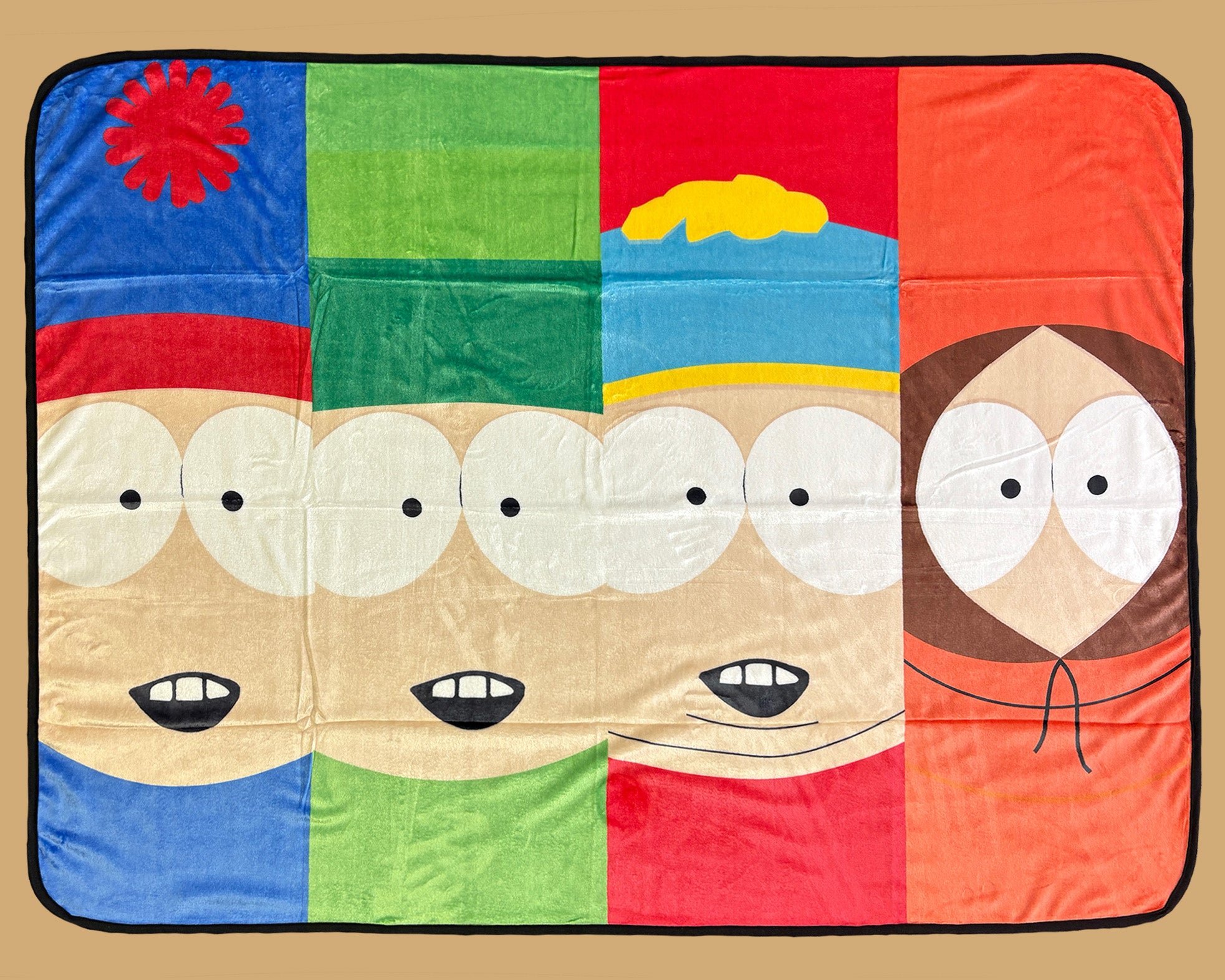 South Park Blanket Kenny Kyle Eric Stan 90s Series Throw 45" X 60"