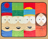 South Park Blanket Kenny Kyle Eric Stan 90s Series Throw 45" X 60"