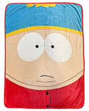 South Park Blanket Cartman Red Jacket All-Over Design Plush Lap Throw