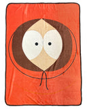 South Park Blanket Kenny Allover Orange Parka Design Plush Fleece Throw