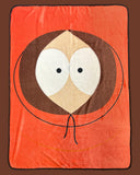 South Park Blanket Kenny Allover Orange Parka Design Plush Fleece Throw