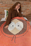 South Park Blanket Kenny Allover Orange Parka Design Plush Fleece Throw