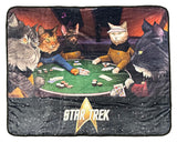 Star Trek Blanket Next Generation Cats Starfleet TNG Throw 45" X 60"
