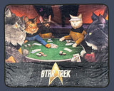 Star Trek Blanket Next Generation Cats Starfleet TNG Throw 45" X 60"