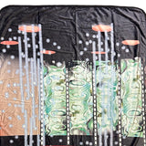 Star Trek Blanket Beam Me Up Transporter Room Fleece Throw 45" X 60"