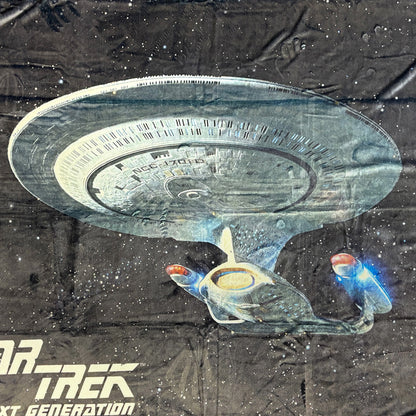 Star Trek Blanket The Next Generation USS Enterprise Fleece Throw 45" X 60"