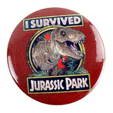 Jurassic Park Throw Blanket I Survived T-Rex Fleece Blanket With Button 45" x 60"