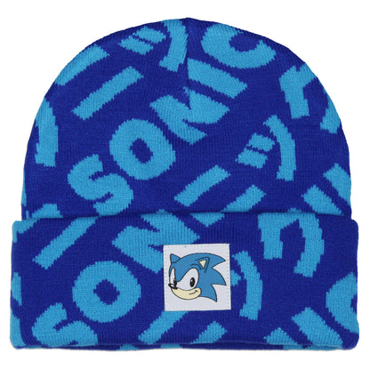 Sonic The Hedgehog 2-Pack Knit Cuffed Cold Weather Novelty Beanies Hat OSFM
