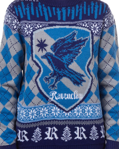 Harry Potter Ugly Sweater Kids House Crest Knit Christmas Pullover